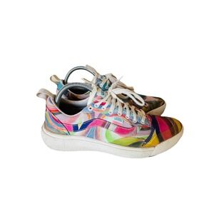 VANS UltraCush Mens 8 Womens 9.5 Chris Johanson CollabSwirl Multi Skate Boarding